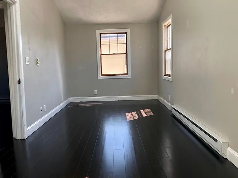 nice dark wood floors.