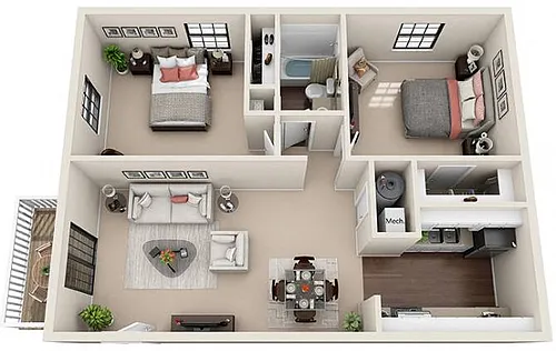 Floor plan Tudor