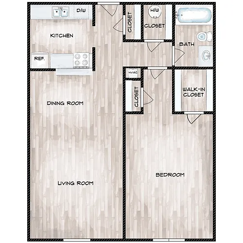 Floor plan Bagdon