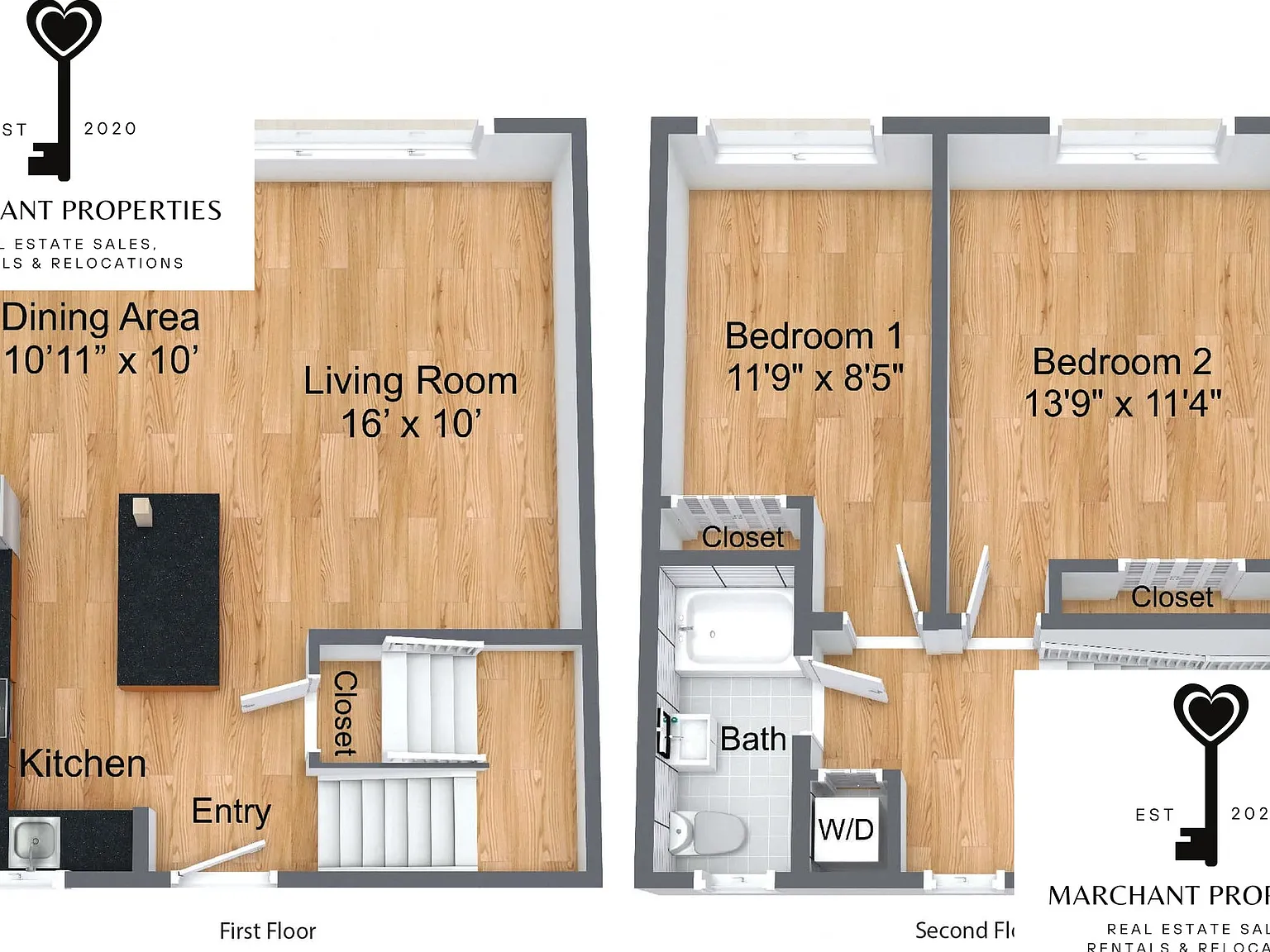 2 bed, 1.0 bath, 911 sqft, $3,665 — Photo 3