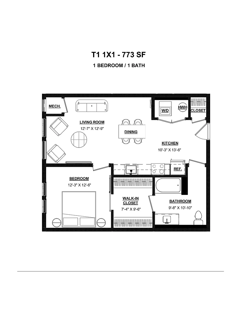 Floor plan T1