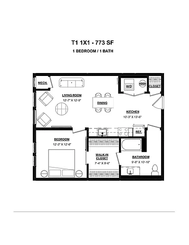 Floor plan T1