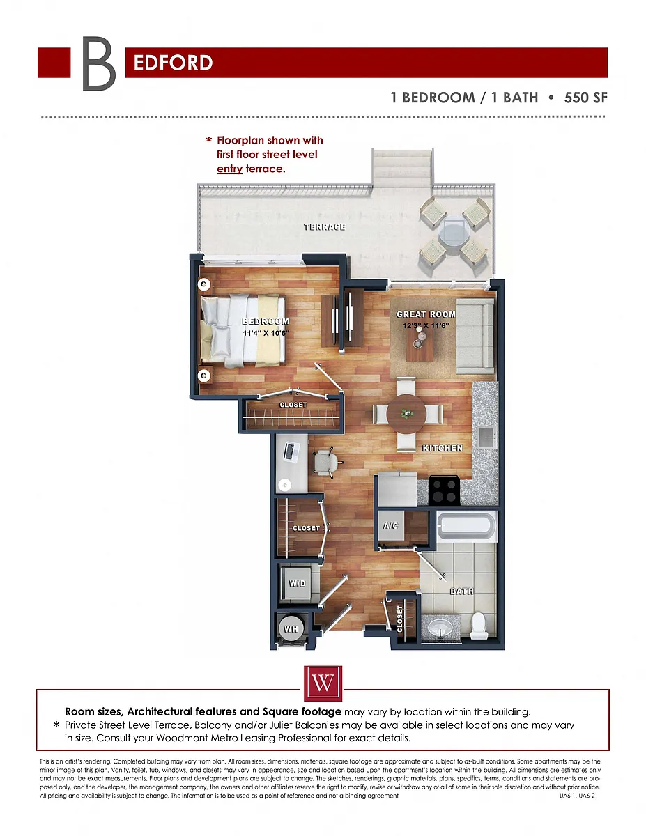 Floor plan Bedford