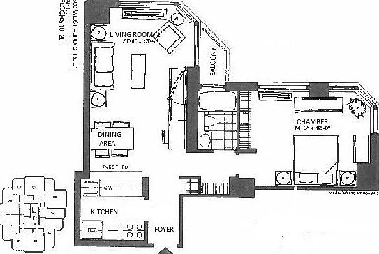 2nd image of 500 W 43rd St APT 16J