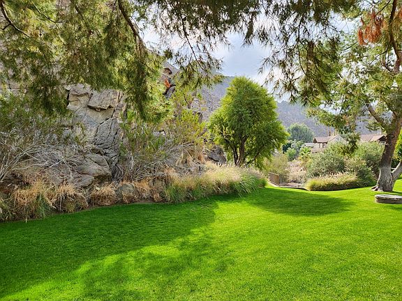 mountain view from dining room patio