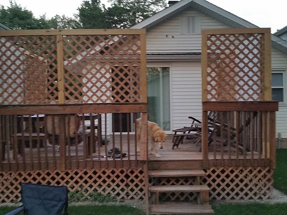 Great Deck and fenced yard