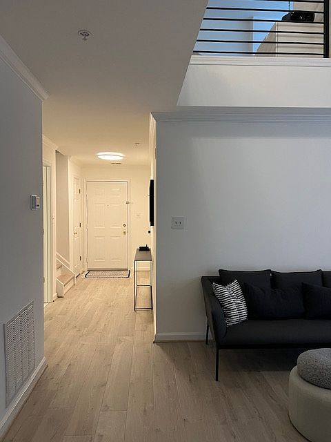 Living room and entrance