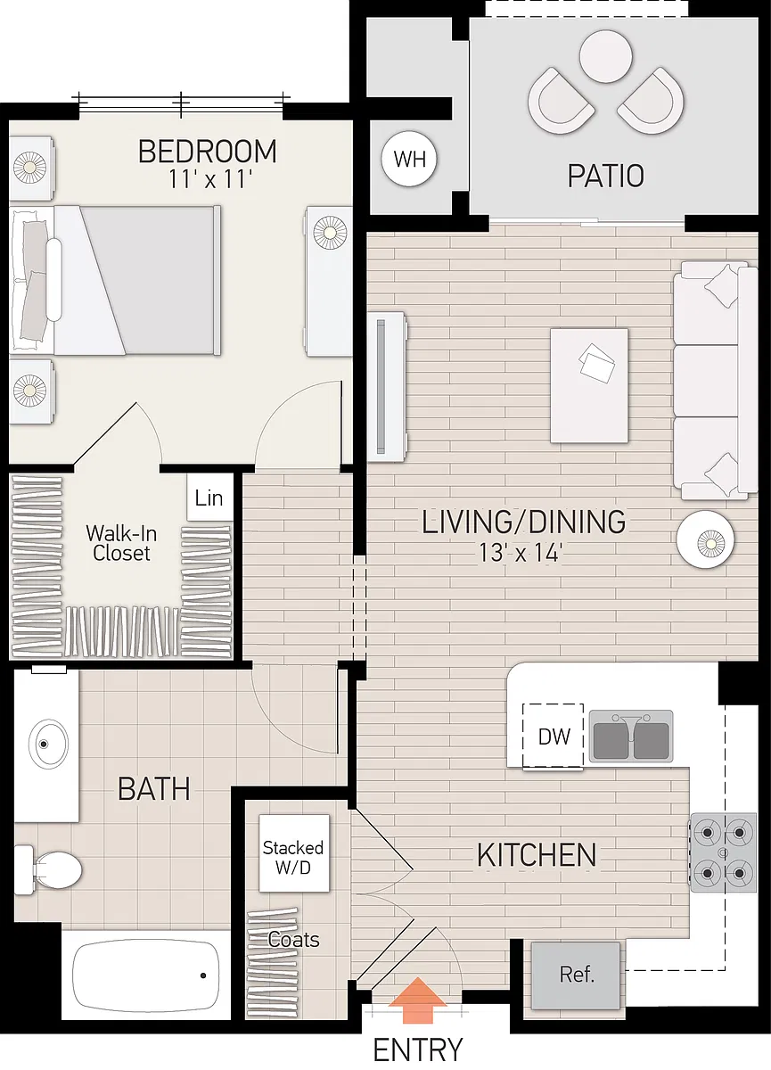 Floor plan Vista - Plan 1