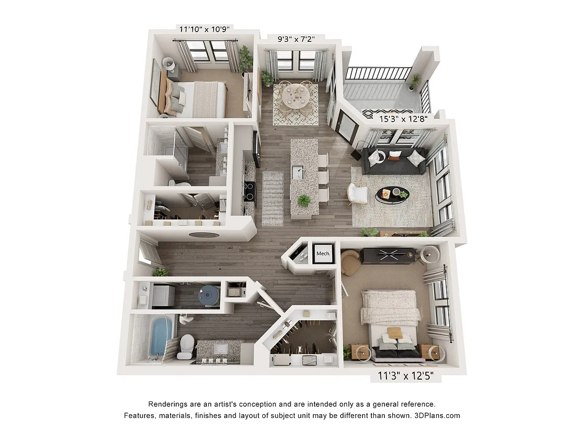 Floor plan B3