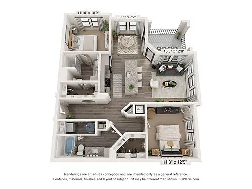 Floor plan B3