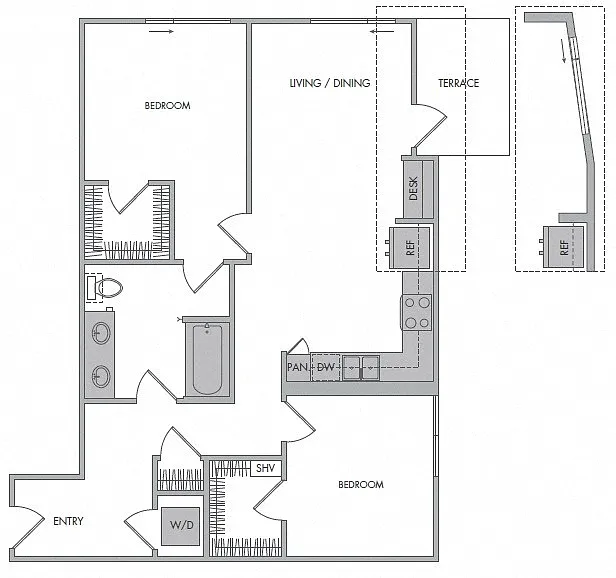 Floor plan K
