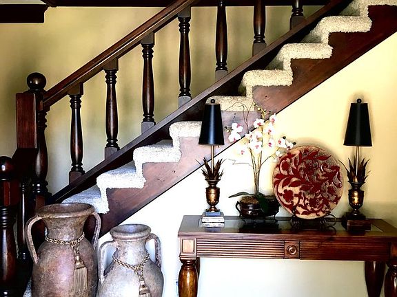 foyer/mahogany staircase