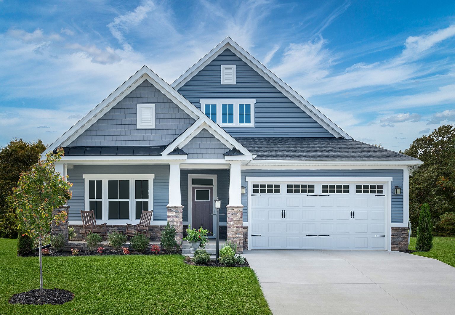 Palladio Ranch w/ Covered Porch Plan, Nathanials Grove Reserves, Dayton ...