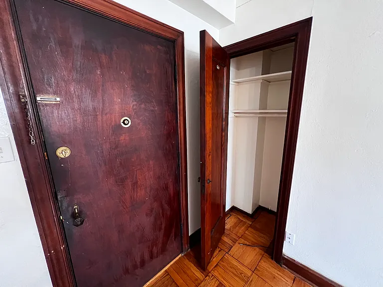 Coat closet in main room.