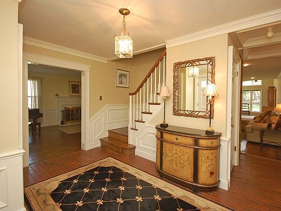 Elegant Foyer Welcomes Friends and Family