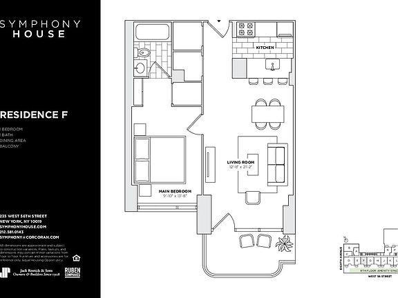 2nd image of 235 W 56th St APT 35F