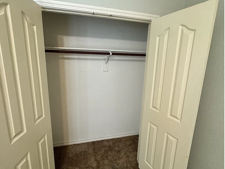 Left extra bedroom closet