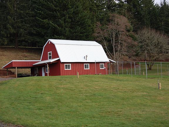 guest house from lower yard