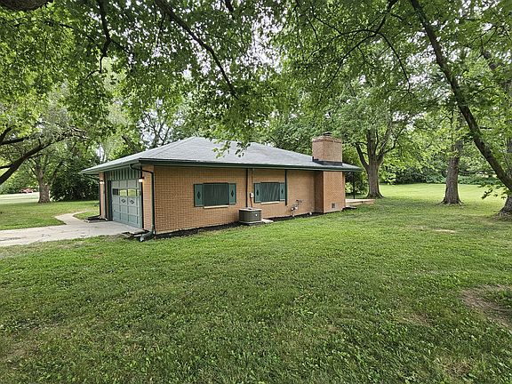 North side of house