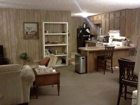 Living room has open floorplan