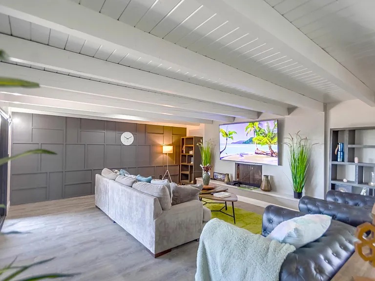 With cozy couches & sofa beds, there's plenty of space for everyone