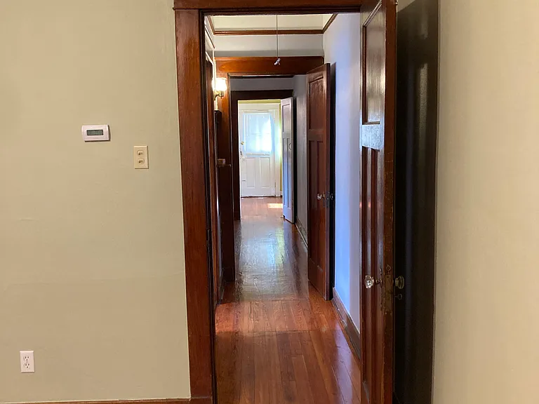 Hallway to bathroom