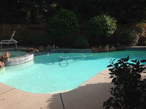 Fenced pool