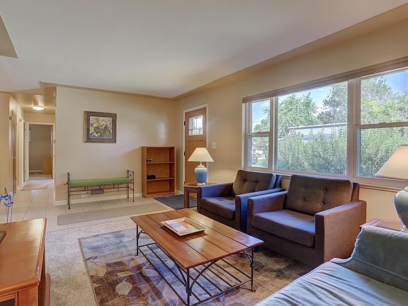Entry and living room.
