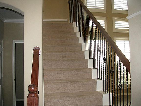 upstairs.
