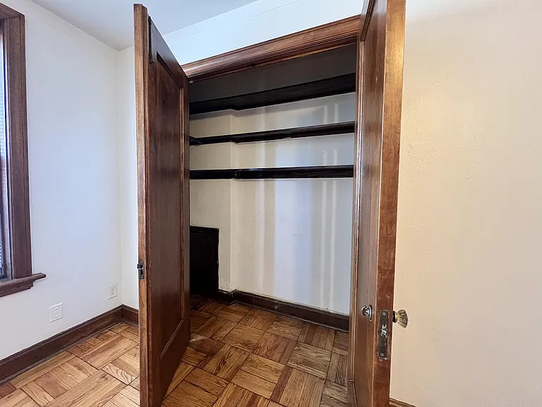 Loads of closet space throughout the apartment.
