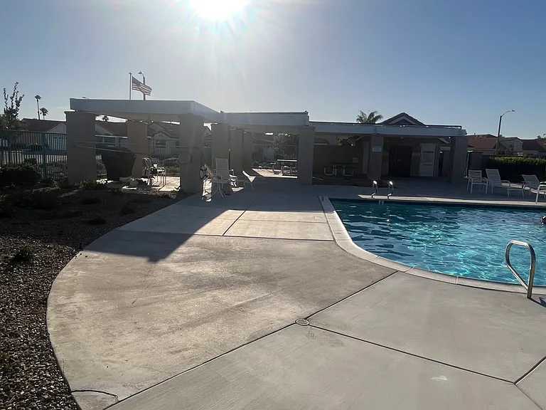 Community BBQ area