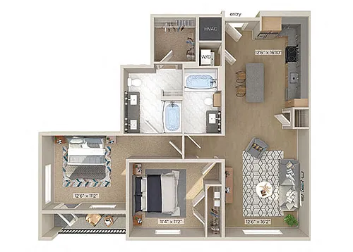 Floor plan B1