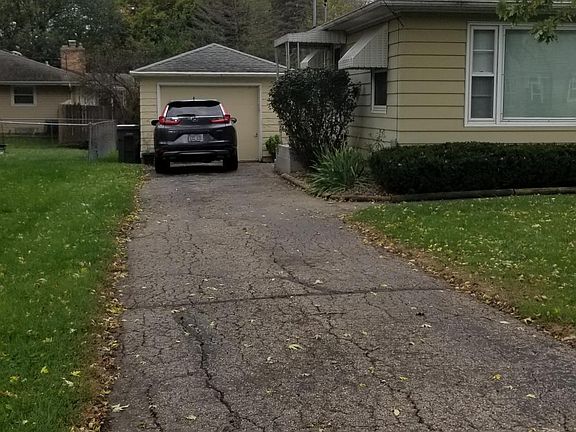Driveway with garage