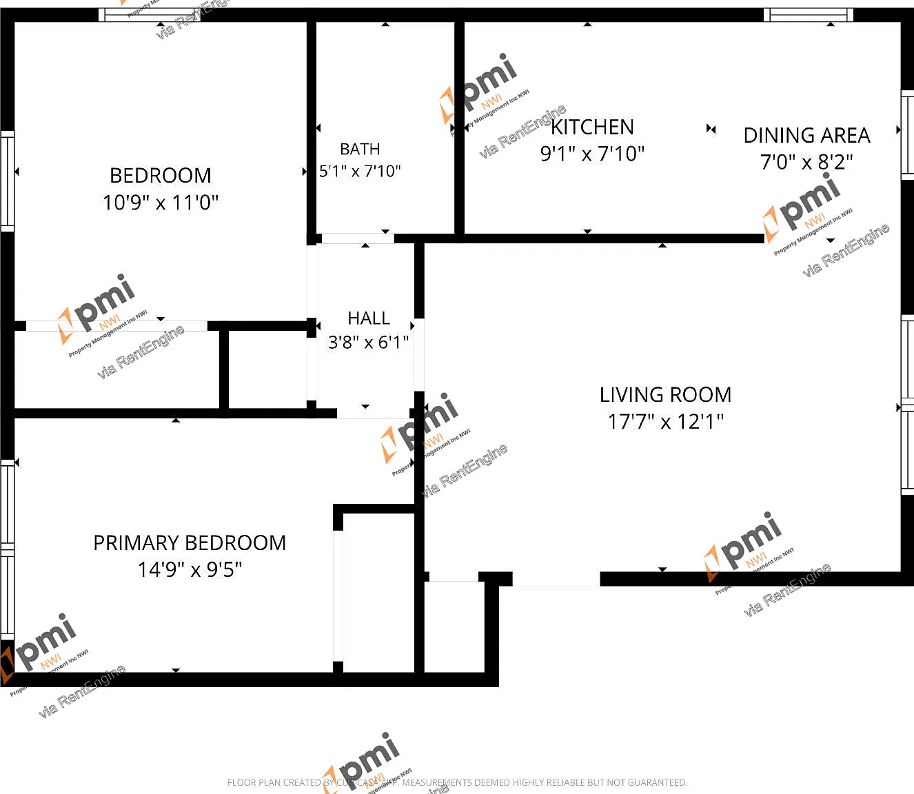 2 bed, 1.0 bath, 820 sqft, $1,050 — Photo 2