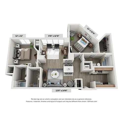 Floor plan Jefferson