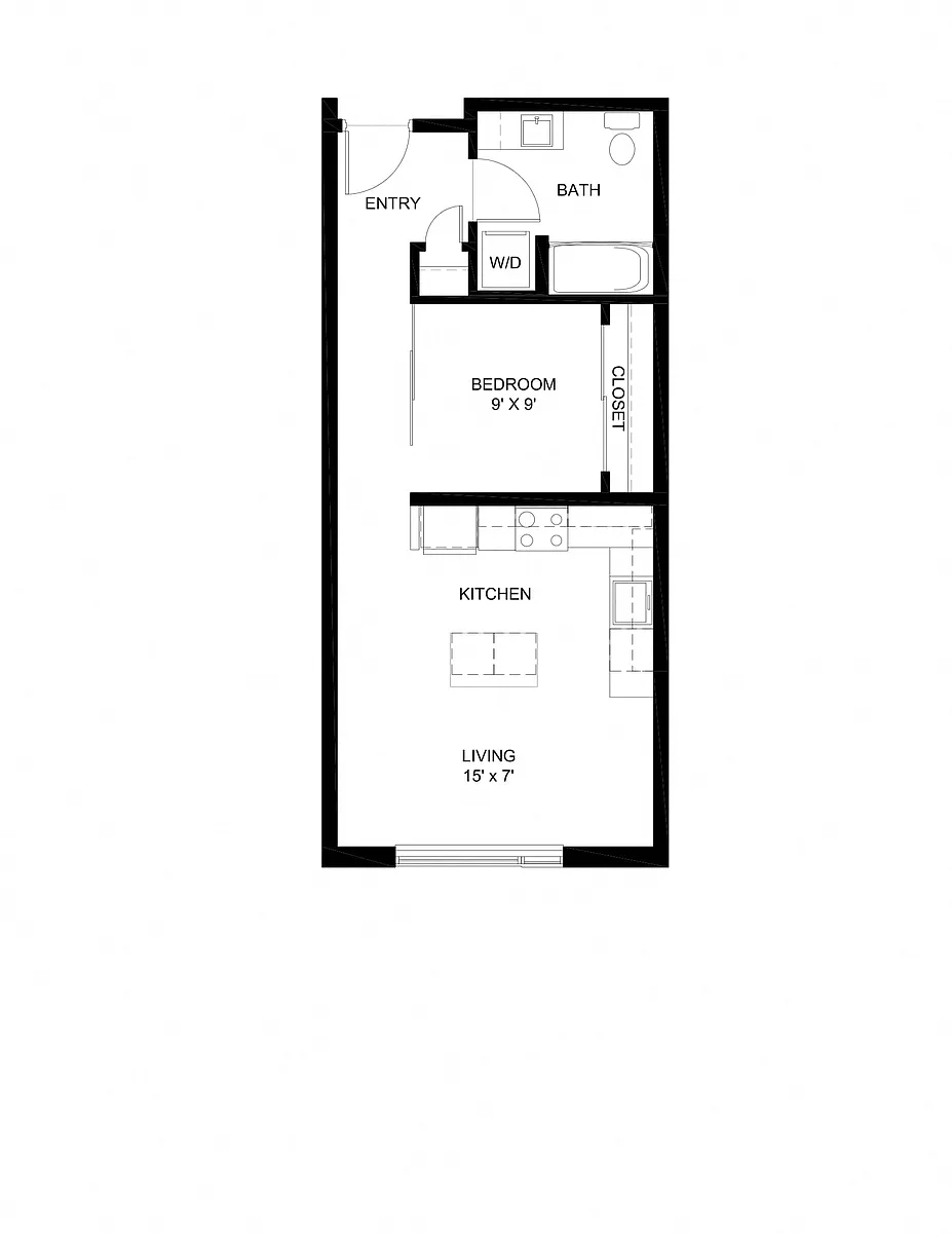Floor plan Open One A1