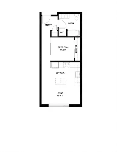 Floor plan Open One A1