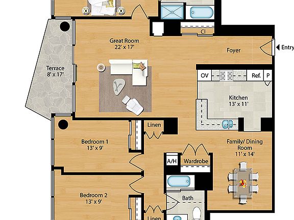 4th image of 1720 Maple Ave APT 1150