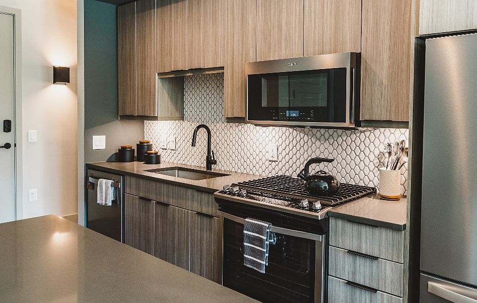 Color scheme option one is a warm mocha