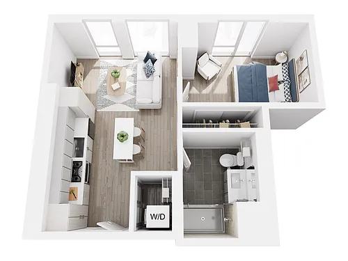 Floor plan 1x1 - Floor Plan 21