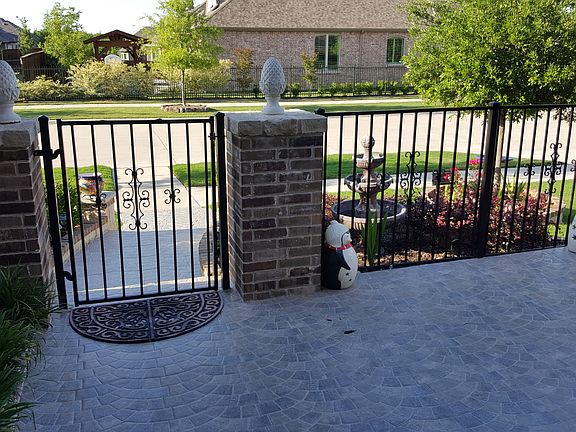 Front Courtyard with gate