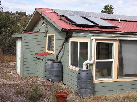West side of house; solar