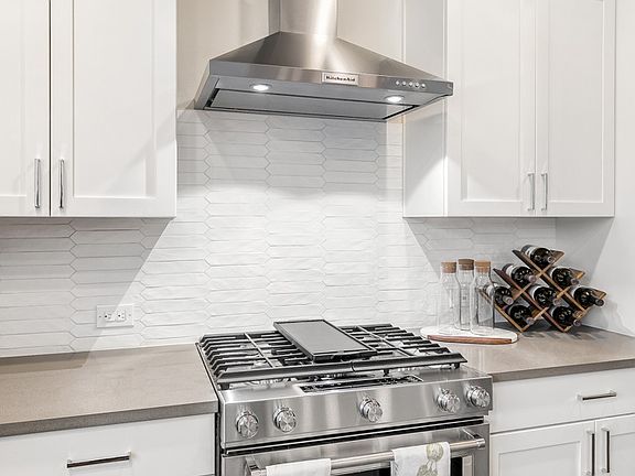 Gas cooking with hood