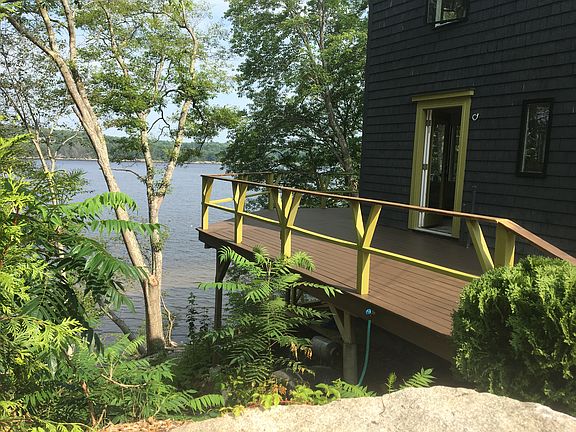 large wrap around deck