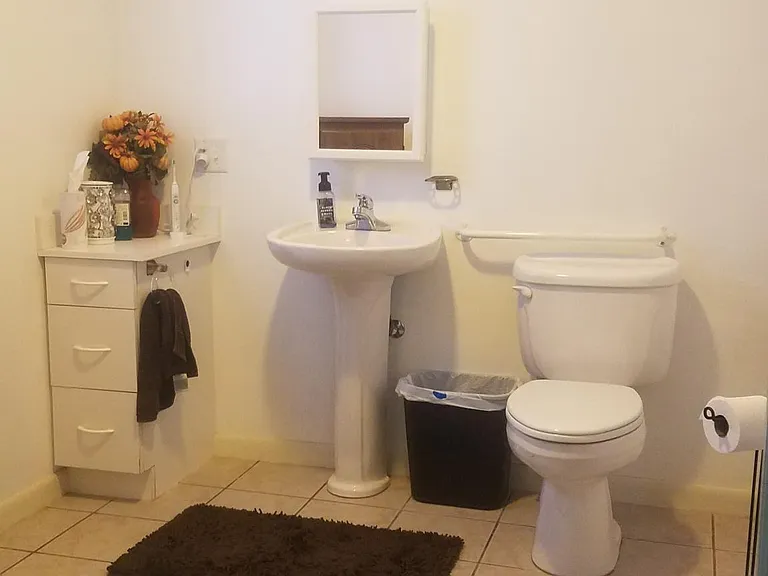 Oversized master bathroom