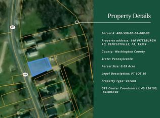 140 Pittsburgh Rd, Bentleyville, PA 15314