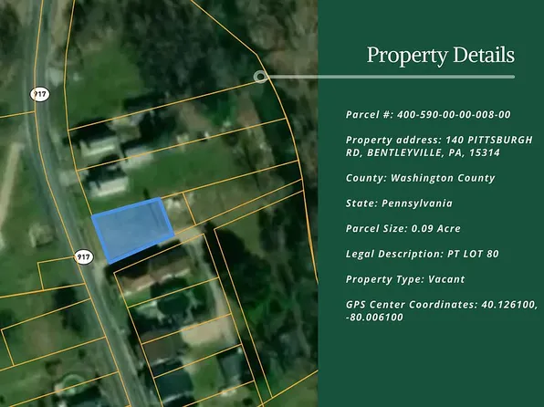 140 Pittsburgh Rd, Bentleyville, PA 15314