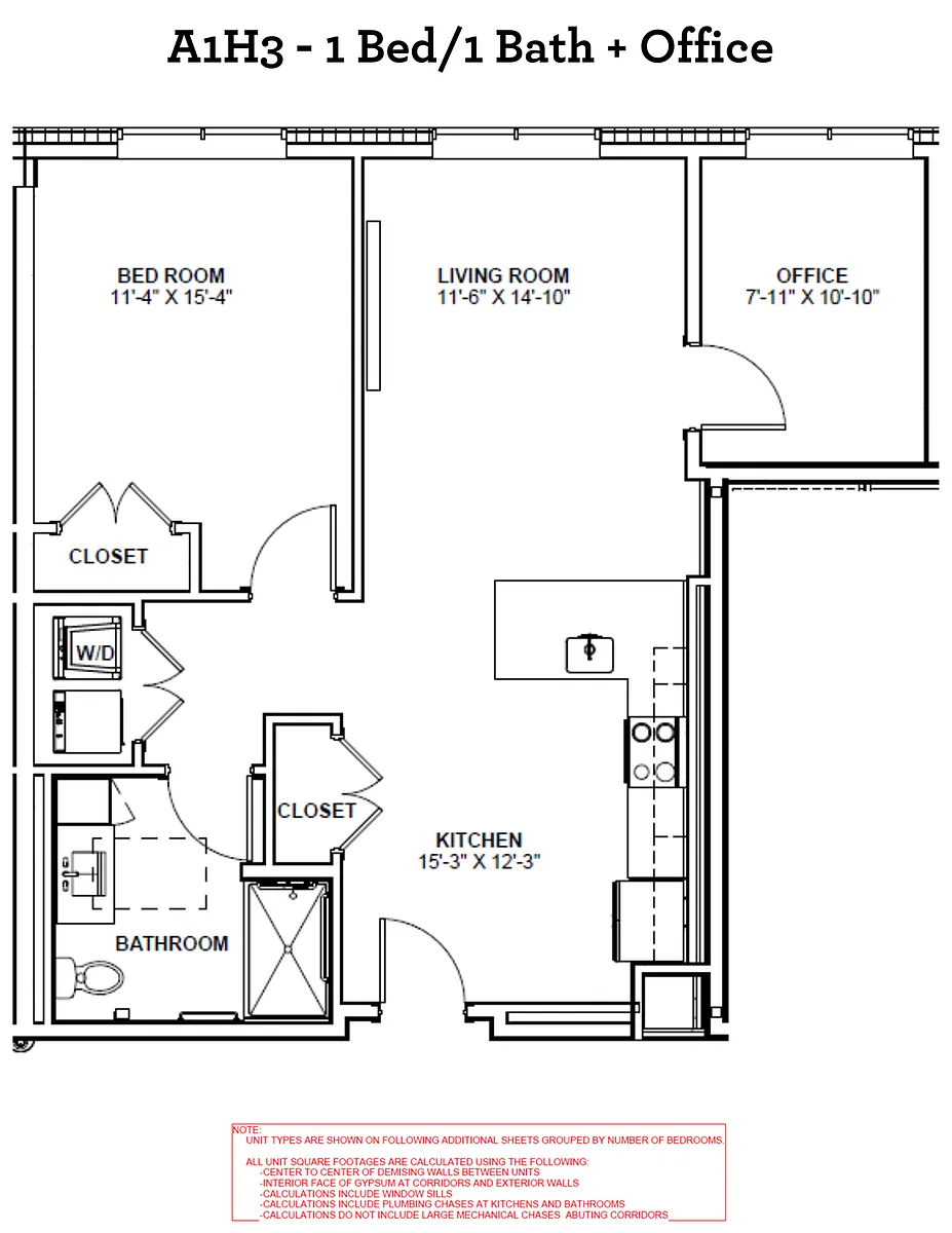 Floor plan A1H3