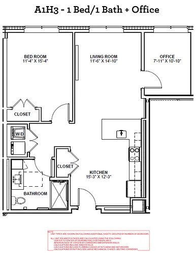 Floor plan A1H3