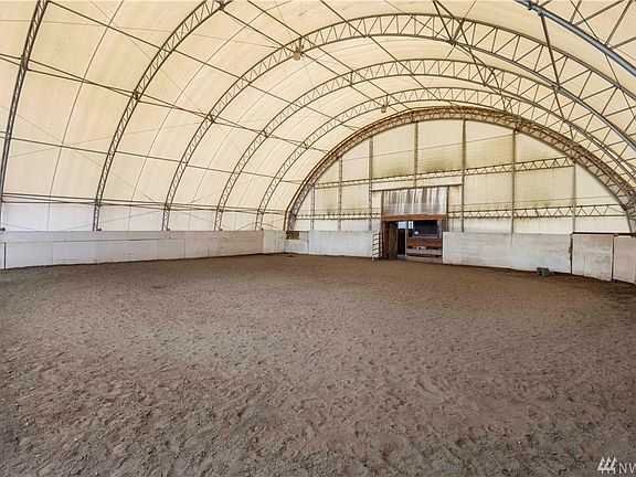 Large open arena is perfect for those rainy days. Ride inside or even at night!